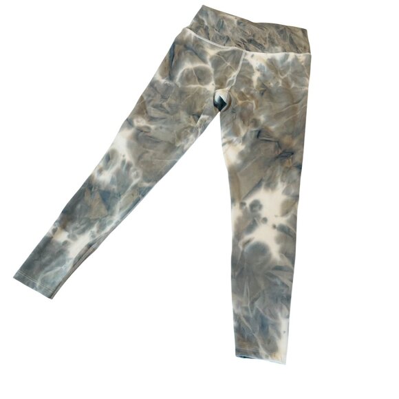 Tie Dye High Waisted Leggings By Sage Collective Women Size S Smoke - Picture 2 of 8